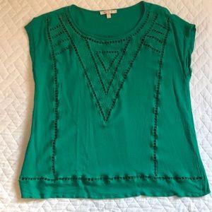 Stitch fix skies are blue green top